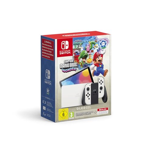 Nintendo Switch OLED + Mario Bros Wonder + NSO 12M von Nintendo