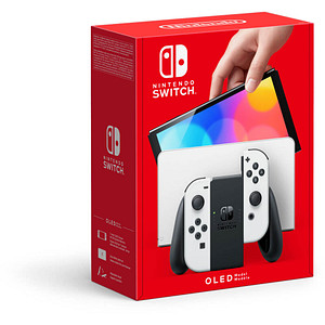 Nintendo Switch OLED Spielkonsole weiß von Nintendo