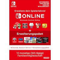 Nintendo Switch Online Family 12 Monate + Erweiterungspaket Digital Code Nintendo Switch Online Family 12 Monate + Erweiterungspaket Digital Code von Nintendo