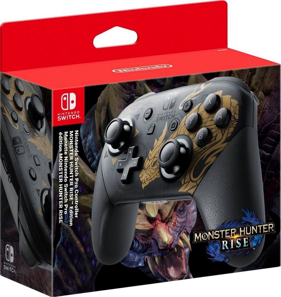 Nintendo Switch Pro Controller - Monster Hunter Rise Edition Nintendo-Controller Nintendo Switch Pro Controller - Monster Hunter Rise Edition Nintendo-Controller von Nintendo