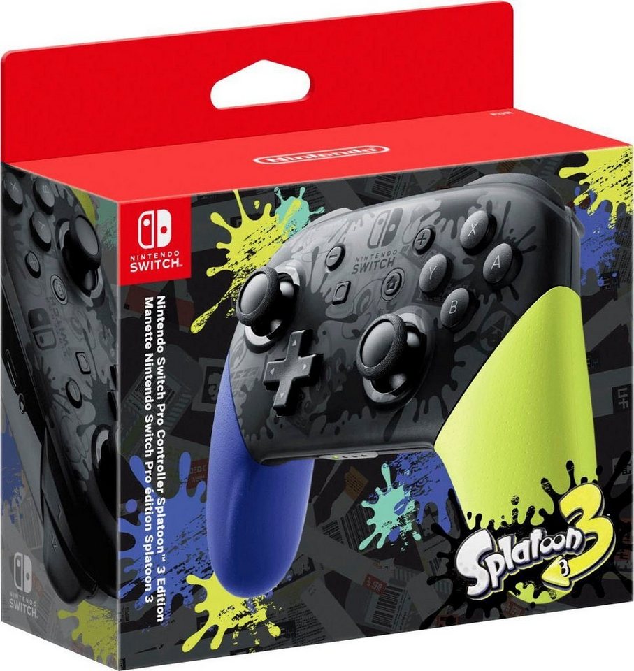 Nintendo Switch Pro Controller - Splatoon 3 Edition Limitiert Switch-Controller von Nintendo
