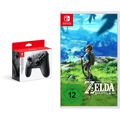 Nintendo Switch Pro Controller & The Legend of Zelda: Breath of the Wild [Nintendo Switch] von Nintendo