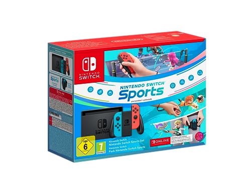 Nintendo Switch Switch Sports Set (inkl. Spiel, Beingurt & 3 Monate Online) von Nintendo