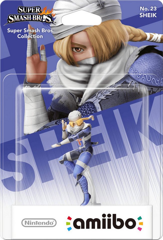 Nintendo amiibo Sheik No. 23 Super Smash Bros. Collection Switch-Controller (amiibo, 1 St., Digitale Inhalte) von Nintendo