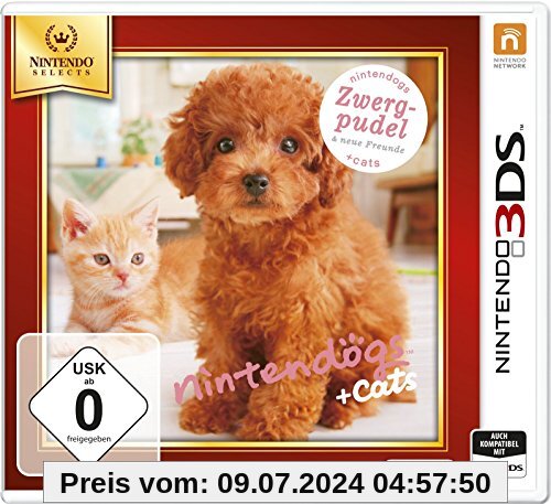 Nintendogs + Cats: Zwergpudel & Neue Freunde - Nintendo Selects - [3DS] von Nintendo