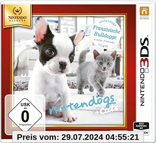 Nintendogs + cats Französische Bulldoge - Nintendo Selects - [3DS] von Nintendo
