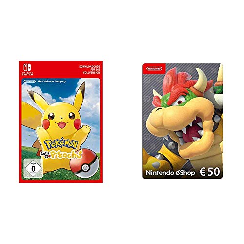 Pok√©mon: Let's Go, Pikachu! | Switch - Download Code & Nintendo eShop Card | 50 EUR Guthaben | Download Code von Nintendo