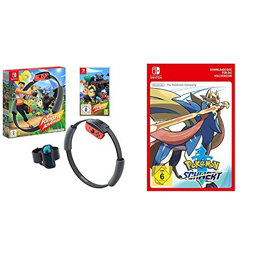 Ring Fit Adventure - [Nintendo Switch] & Pok√©mon Schwert | Switch - Download Code von Nintendo