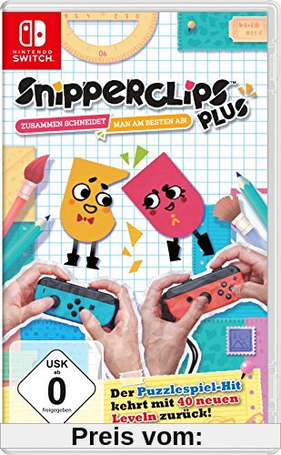 Snipperclips Plus - Zusammen schneidet man am besten ab! - [Nintendo Switch] von Nintendo