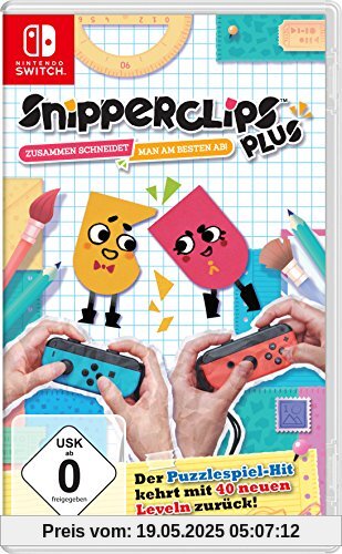 Snipperclips Plus - Zusammen schneidet man am besten ab! - [Nintendo Switch] von Nintendo