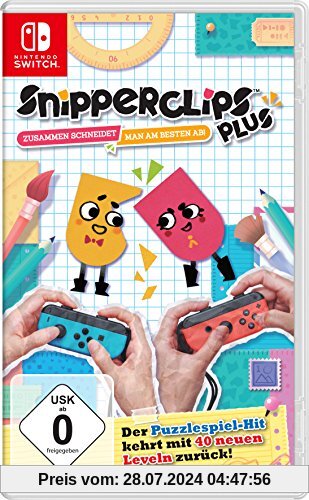 Snipperclips Plus - Zusammen schneidet man am besten ab! - [Nintendo Switch] von Nintendo