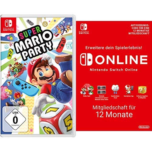 Super Mario Party [Nintendo Switch] + Switch Online 12 Monate [Download Code] von Nintendo
