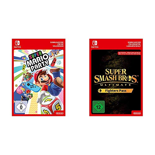 Super Mario Party - [Nintendo Switch - Download Code] & Super Smash Bros. Ultimate Fighters Pass | Switch - Download Code von Nintendo