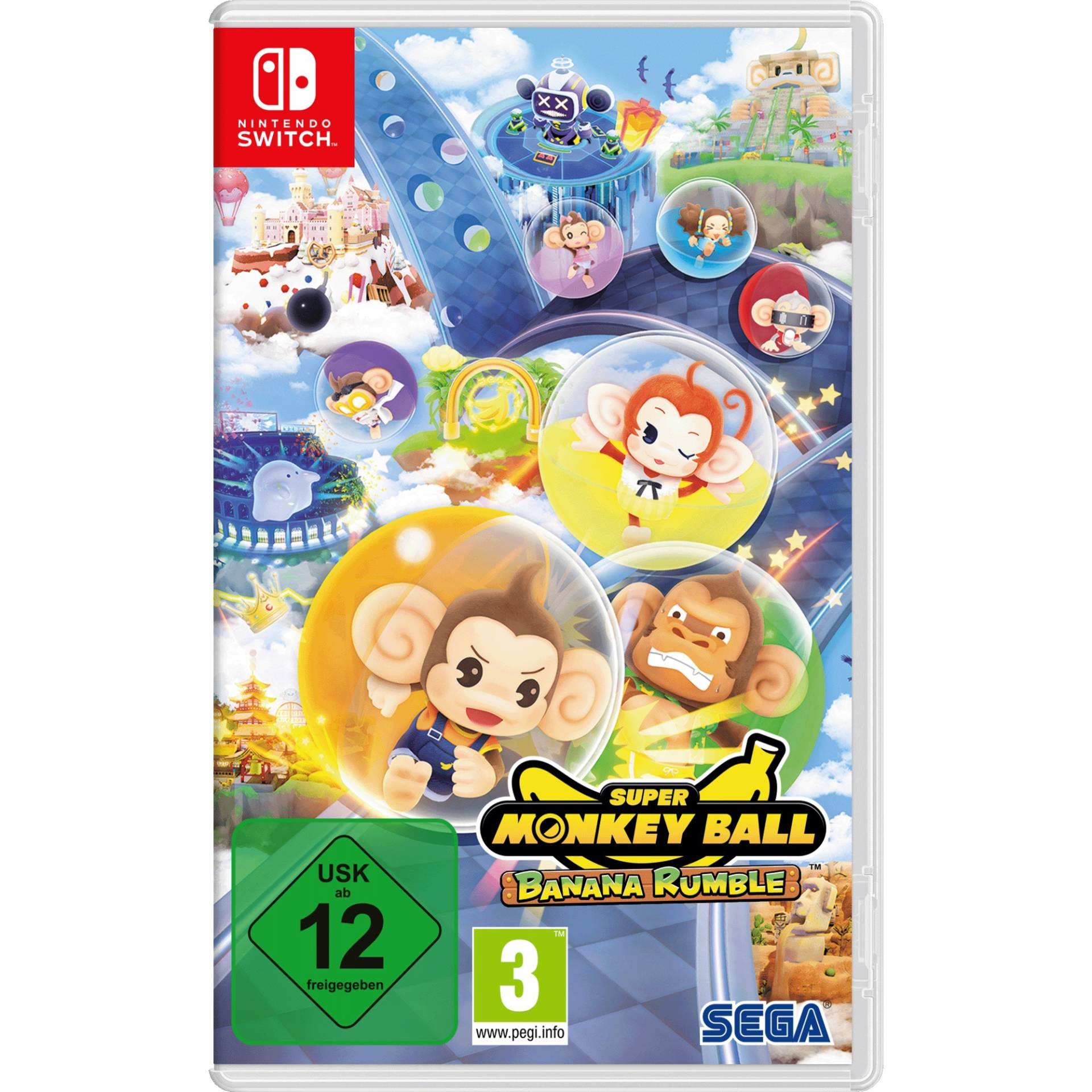 Super Monkey Ball: Banana Rumble, Nintendo Switch-Spiel Super Monkey Ball: Banana Rumble, Nintendo Switch-Spiel von Nintendo