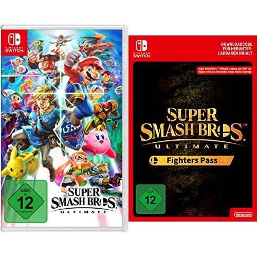 Super Smash Bros. Ultimate [Nintendo Switch] + Fighter Pass [Nintendo Switch Download Code] von Nintendo