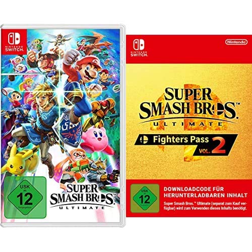 Super Smash Bros. Ultimate [Nintendo Switch] + Super Smash Bros. Ultimate: Fighters Pass Vol. 2 [Switch Download Code] von Nintendo