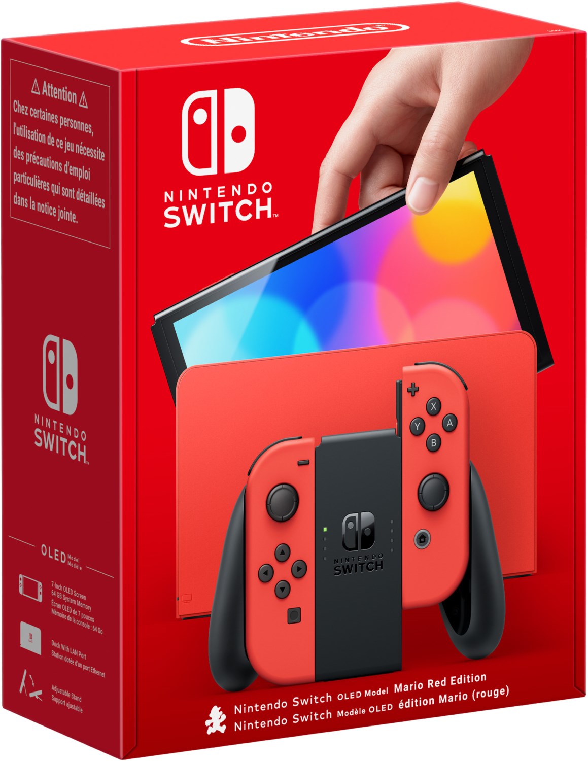 Switch Konsole (OLED-Modell) Mario Edition rot von Nintendo