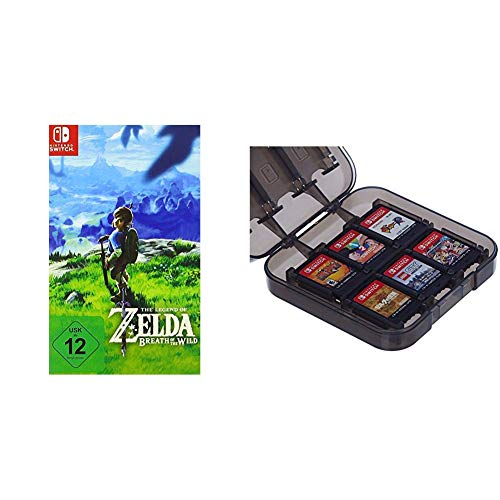 The Legend of Zelda: Breath of the Wild [Nintendo Switch] & Amazon Basics - Aufbewahrungsbox f√ºr Spiele der Nintendo Switch - Schwarz von Nintendo