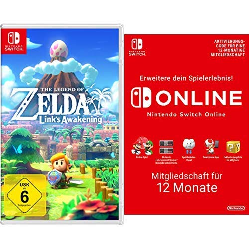 The Legend of Zelda: Link’s Awakening [Nintendo Switch] + Switch Online 12 Monate [Download Code] von Nintendo