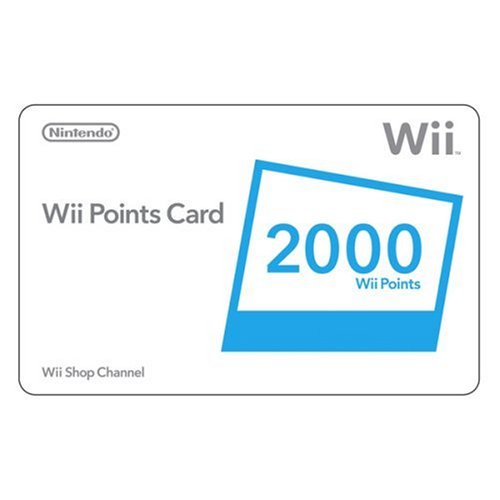 Wii Points Card 2000 Wii Points Card 2000 von Nintendo