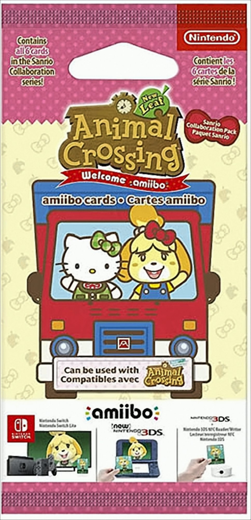 amiibo-Karten 6 Stück Animal Crossing New Leaf + Sanrio von Nintendo
