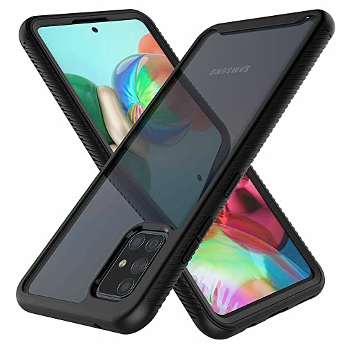 Niopiee für Samsung Galaxy A51 Hülle 360° Grad Stoßfest Handyhülle Heavy Duty Hard Clear Case Rugged Anti-Rutsch Stoßfänger Anti-Kratzer Rüstung Schutzhülle für Galaxy A51 Schwarz Niopiee für Samsung Galaxy A51 Hülle 360° Grad Stoßfest Handyhülle Heavy Duty Hard Clear Case Rugged Anti-Rutsch Stoßfänger Anti-Kratzer Rüstung Schutzhülle für Galaxy A51 Schwarz von Niopiee