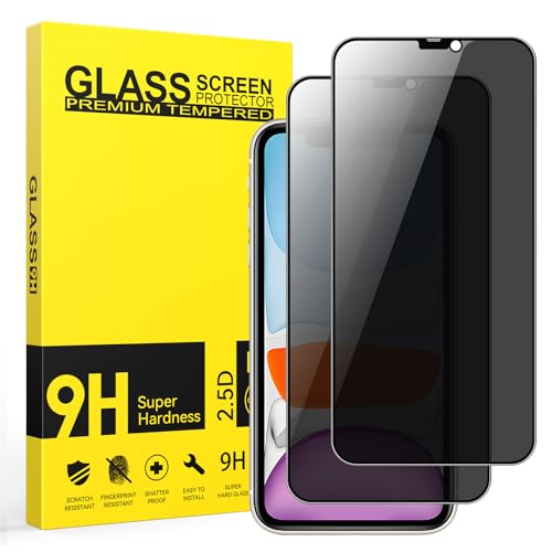 Niphabe 2 Stück Panzer Schutz Glas kompatible mit iPhone 11/XR Schutzfolie, Anti Spy Schutzfolie, 9H Härte Full Screen, Privacy Displayschutz, Kratzfest–Bläschenfrei, Ultra-klar. Niphabe 2 Stück Panzer Schutz Glas kompatible mit iPhone 11/XR Schutzfolie, Anti Spy Schutzfolie, 9H Härte Full Screen, Privacy Displayschutz, Kratzfest–Bläschenfrei, Ultra-klar. von Niphabe