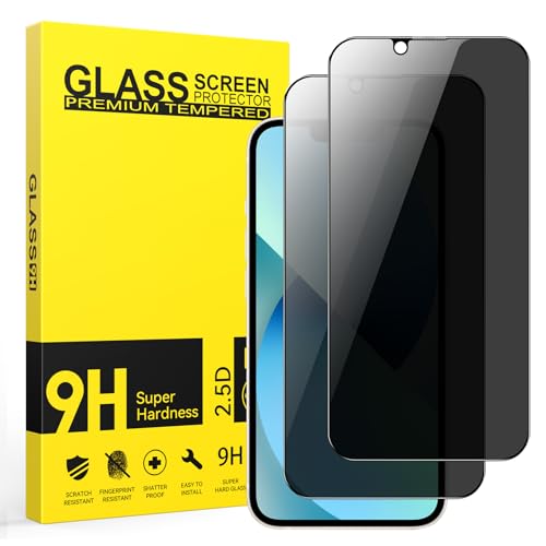 Niphabe 2 Stück Panzer Schutz Glas kompatible mit iPhone 13/14/13 Pro Schutzfolie, Anti Spy Schutzfolie, 9H Härte Full Screen, Privacy Displayschutz, Kratzfest–Bläschenfrei, Ultra-klar. Niphabe 2 Stück Panzer Schutz Glas kompatible mit iPhone 13/14/13 Pro Schutzfolie, Anti Spy Schutzfolie, 9H Härte Full Screen, Privacy Displayschutz, Kratzfest–Bläschenfrei, Ultra-klar. von Niphabe