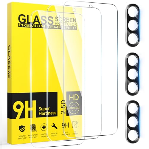 Niphabe 3 Stück Panzer Schutz Glas Kompatibel mit Samsung Galaxy A36 5G Schutzfolie mit Kameraschutz, 9H Härte Hartglas, HD Displayschutz, Ultra-klar Niphabe 3 Stück Panzer Schutz Glas Kompatibel mit Samsung Galaxy A36 5G Schutzfolie mit Kameraschutz, 9H Härte Hartglas, HD Displayschutz, Ultra-klar von Niphabe