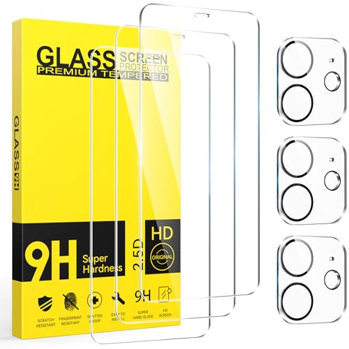 Niphabe 3 Stück Panzer Schutz Glas kompatible mit iPhone 12 Schutzfolie mit Kameraschutz, 9H Härte Hartglas, HD Displayschutz, Kratzfest–Bläschenfrei, Ultra-klar. Niphabe 3 Stück Panzer Schutz Glas kompatible mit iPhone 12 Schutzfolie mit Kameraschutz, 9H Härte Hartglas, HD Displayschutz, Kratzfest–Bläschenfrei, Ultra-klar. von Niphabe