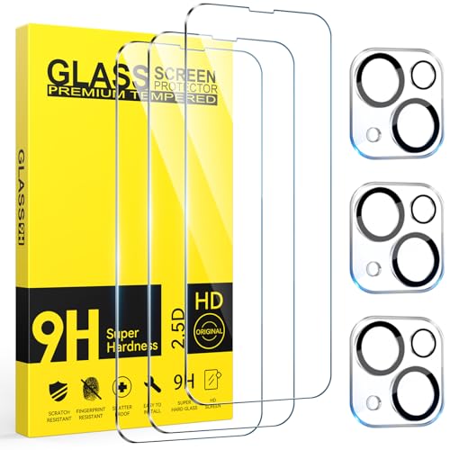 Niphabe 3 Stück Panzer Schutz Glas kompatible mit iPhone 14 Schutzfolie mit Kameraschutz, 9H Härte Hartglas, HD Displayschutz, Kratzfest–Bläschenfrei, Ultra-klar. Niphabe 3 Stück Panzer Schutz Glas kompatible mit iPhone 14 Schutzfolie mit Kameraschutz, 9H Härte Hartglas, HD Displayschutz, Kratzfest–Bläschenfrei, Ultra-klar. von Niphabe