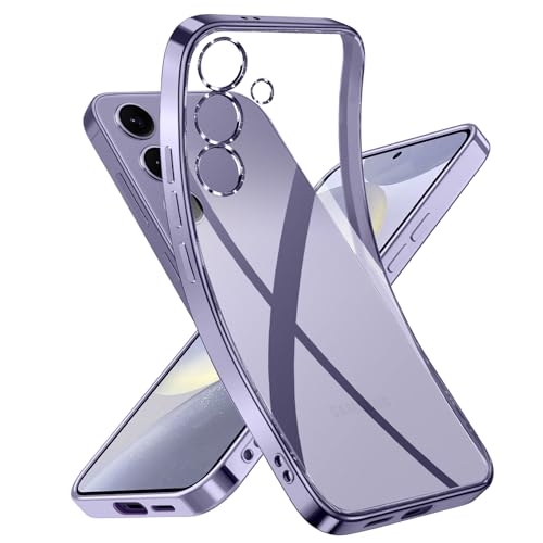 Niphabe Handyhülle für Samsung Galaxy S24 5G Hülle, Niemals Gelb Ultra Dünn Crystal Clear Schutzhülle Weiches Silikon Stoßfest Case Kompatibel mit Samsung Galaxy S24 6.2'' -Dark Purple Niphabe Handyhülle für Samsung Galaxy S24 5G Hülle, Niemals Gelb Ultra Dünn Crystal Clear Schutzhülle Weiches Silikon Stoßfest Case Kompatibel mit Samsung Galaxy S24 6.2'' -Dark Purple von Niphabe