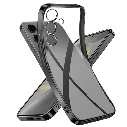 Niphabe Handyhülle für Samsung Galaxy S24 5G Hülle, Niemals Gelb Ultra Dünn Crystal Clear Schutzhülle Weiches Silikon Stoßfest Case Kompatibel mit Samsung Galaxy S24 6.2'' -Schwarz Niphabe Handyhülle für Samsung Galaxy S24 5G Hülle, Niemals Gelb Ultra Dünn Crystal Clear Schutzhülle Weiches Silikon Stoßfest Case Kompatibel mit Samsung Galaxy S24 6.2'' -Schwarz von Niphabe