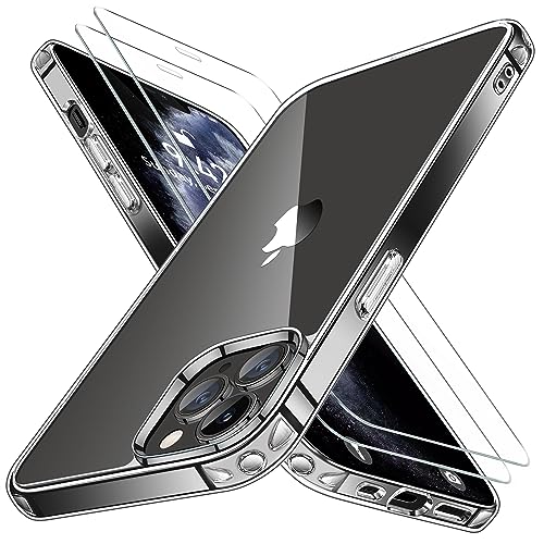 Niphabe Klar Hülle Kompatibel mit iPhone 11 Pro Max mit 2 Stück Schutzfolie, Vergilbung Hard PC Case Kratzresistente Rückseite Stoßfest Schutzhülle TPU Bumper iPhone 11 Pro Max Durchsichtig Hülle Klar Niphabe Klar Hülle Kompatibel mit iPhone 11 Pro Max mit 2 Stück Schutzfolie, Vergilbung Hard PC Case Kratzresistente Rückseite Stoßfest Schutzhülle TPU Bumper iPhone 11 Pro Max Durchsichtig Hülle Klar von Niphabe