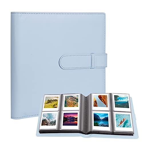 288 Taschen Fotoalbum für Fujifilm Instax Square SQ1/SQ6/SQ10/SQ20 Kamera, Kodak Mini 3 Square, Mini Shot 3 Retro Drucker, 3x3 Fotos (Blue) von Niselity
