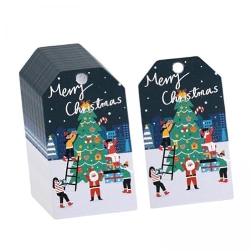 Nishiyuenyi 2x 100 Stück Weihnachtsanhänger, Geschenkanhänger, Dekorationskarten, Papieranhänger, Paketanhänger Zum Personalisieren Ihrer Geschenke, Party Events Nishiyuenyi 2x 100 Stück Weihnachtsanhänger, Geschenkanhänger, Dekorationskarten, Papieranhänger, Paketanhänger Zum Personalisieren Ihrer Geschenke, Party Events von Nishiyuenyi