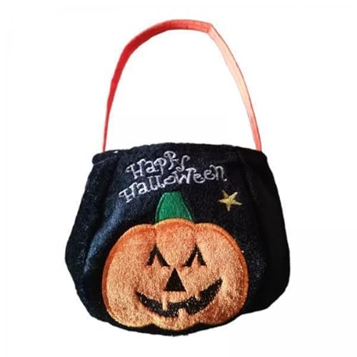 Nishiyuenyi 4x Gruselige Überraschungstasche für Halloween, Naschbeutel mit Griff Nishiyuenyi 4x Gruselige Überraschungstasche für Halloween, Naschbeutel mit Griff von Nishiyuenyi