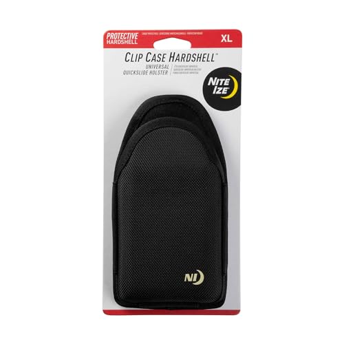 Nite Ize Clip Case Hardshell Universal QuickSlide Holster Protective Open Top Phone Holster mit Gürtelclip XL von Nite Ize