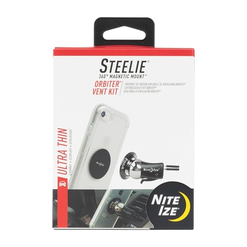 Nite Ize Steelie Orbiter Vent Mount Kit, schwarz von Nite Ize