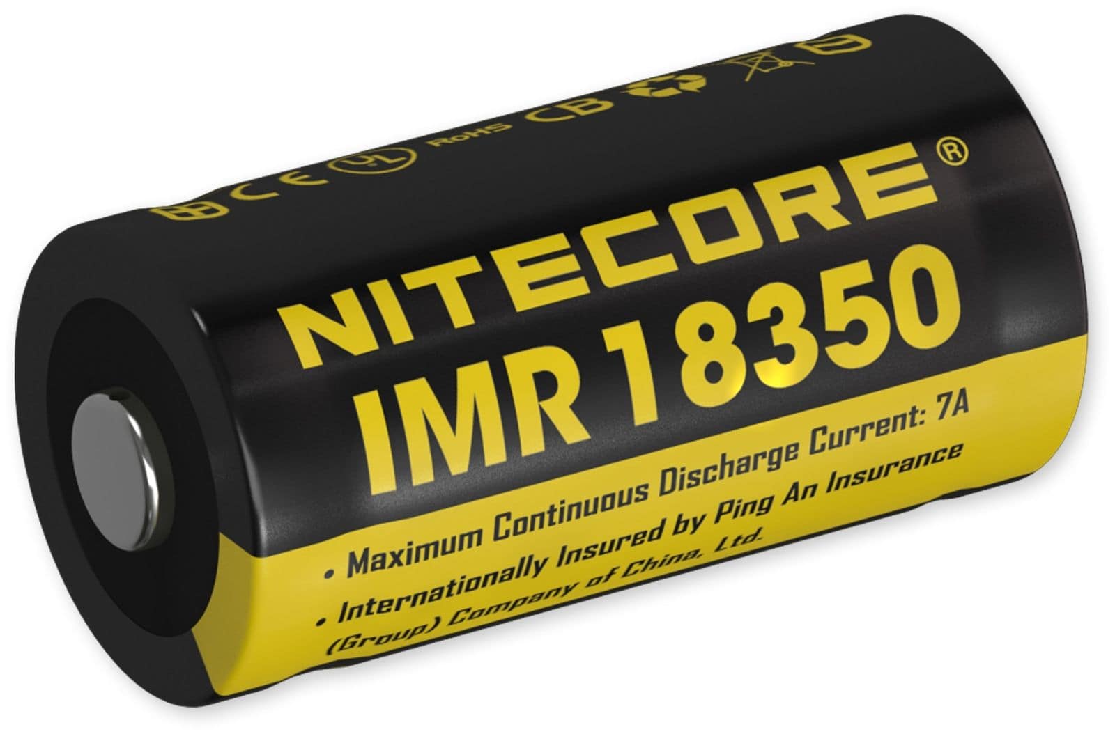 NITECORE LiIon-Akku 18350 IMR, 3,7 V-, 700 mAh von Nitecore