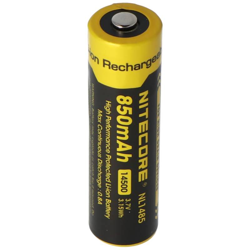 NiteCore Li-Ion Akku 14500 für LED Taschenlampen NL147 von Nitecore