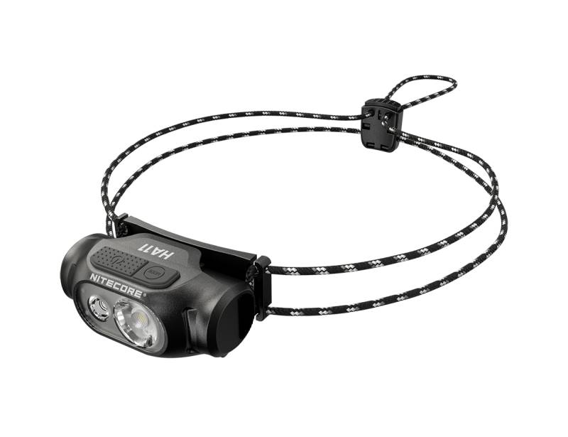 Nitecore HA11 Stirnlampe mit 240 Lumen, nachtleuchtendes und reflektierendes Riemenkopfband, Rotlicht-Funktion von Nitecore