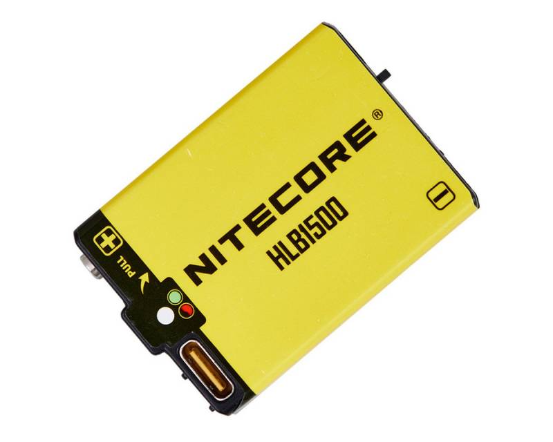 Nitecore HLB1500 - Li-Ion Akku 1500mAh mit USB-Anschluss Akku von Nitecore