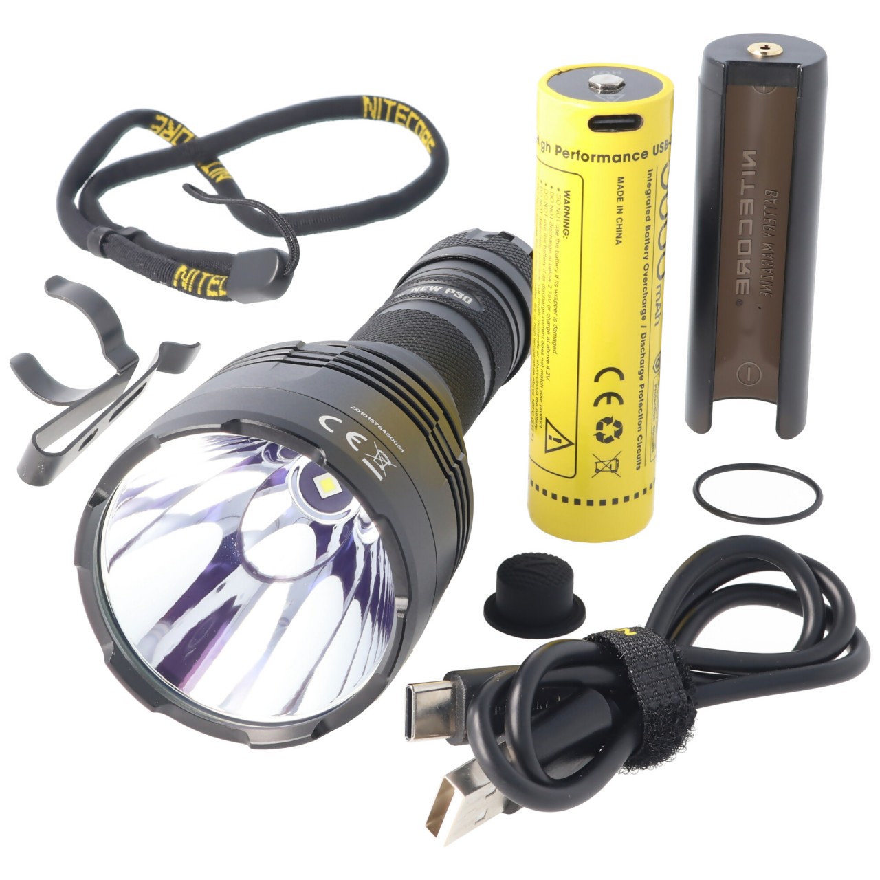 Nitecore LED-Taschenlampe Neu P30 inklusive 5000mAh NL2150R Akku Nitecore LED-Taschenlampe Neu P30 inklusive 5000mAh NL2150R Akku von Nitecore