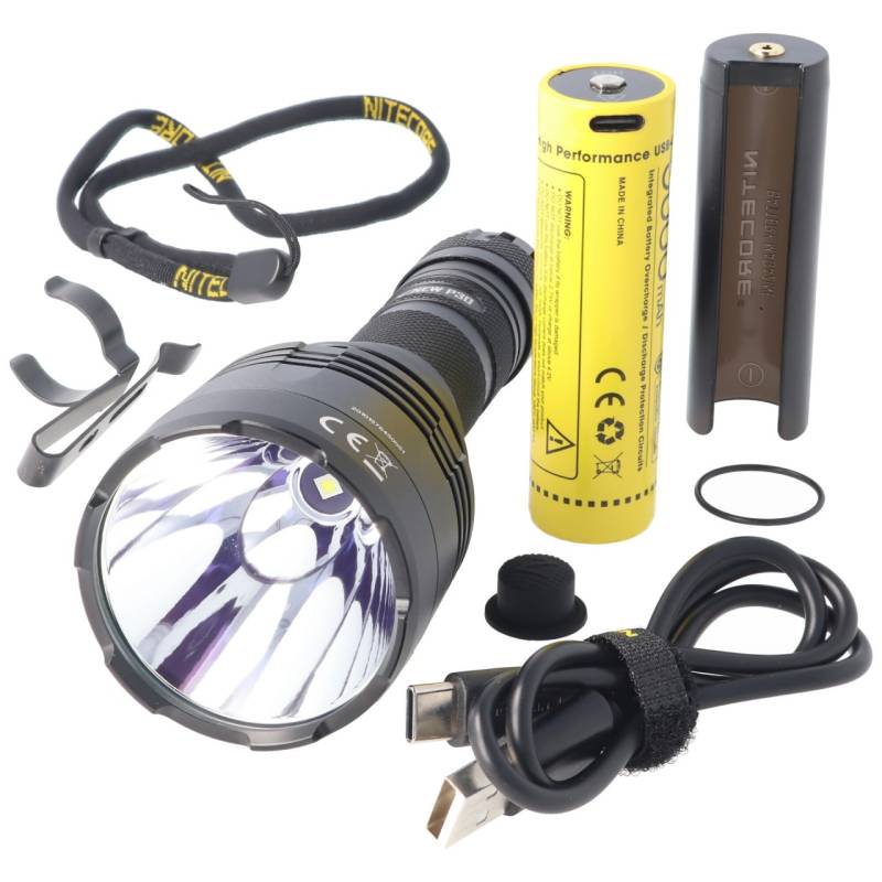 Nitecore LED-Taschenlampe Neu P30 inklusive 5000mAh NL2150R Akku von Nitecore