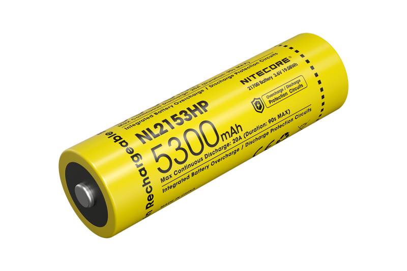 Nitecore LI-Ion Akku 21700, 5300mAH, NL2153HP von Nitecore
