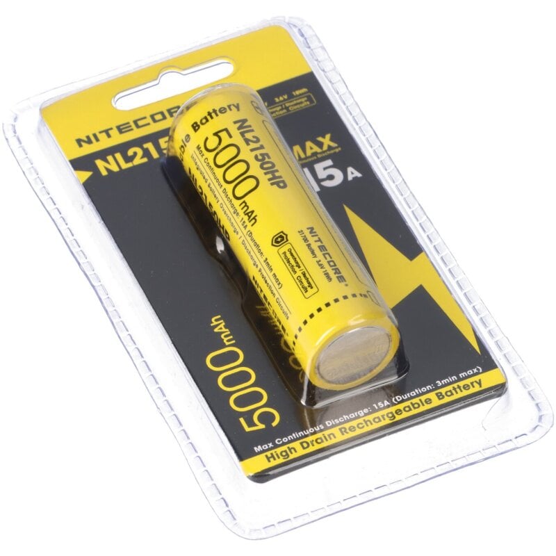 Nitecore Li-Ion Akku 3,6V Typ 21700 NL2150HP 5000mAh von Nitecore