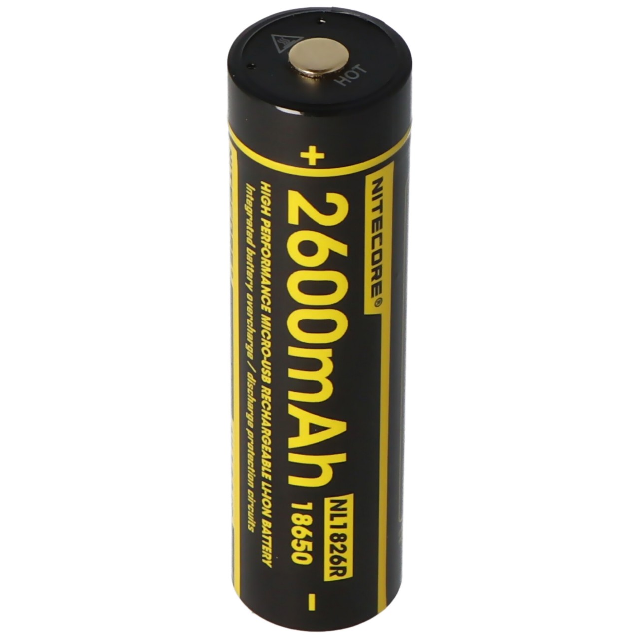 Nitecore Li-Ion Akku Typ 18650 - 2600mAh - NL1826R Nitecore Li-Ion Akku Typ 18650 - 2600mAh - NL1826R von Nitecore