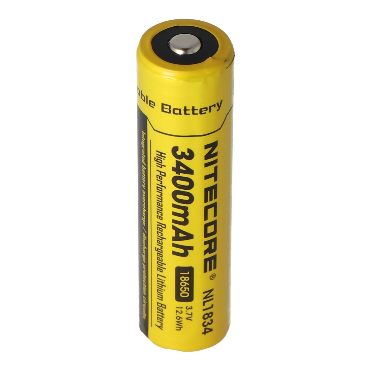 Nitecore Li-Ion Akku Typ 18650 mit 3400mAh NL1834 69,4x18,3mm mit Schutzschaltung Nitecore Li-Ion Akku Typ 18650 mit 3400mAh NL1834 69,4x18,3mm mit Schutzschaltung von Nitecore