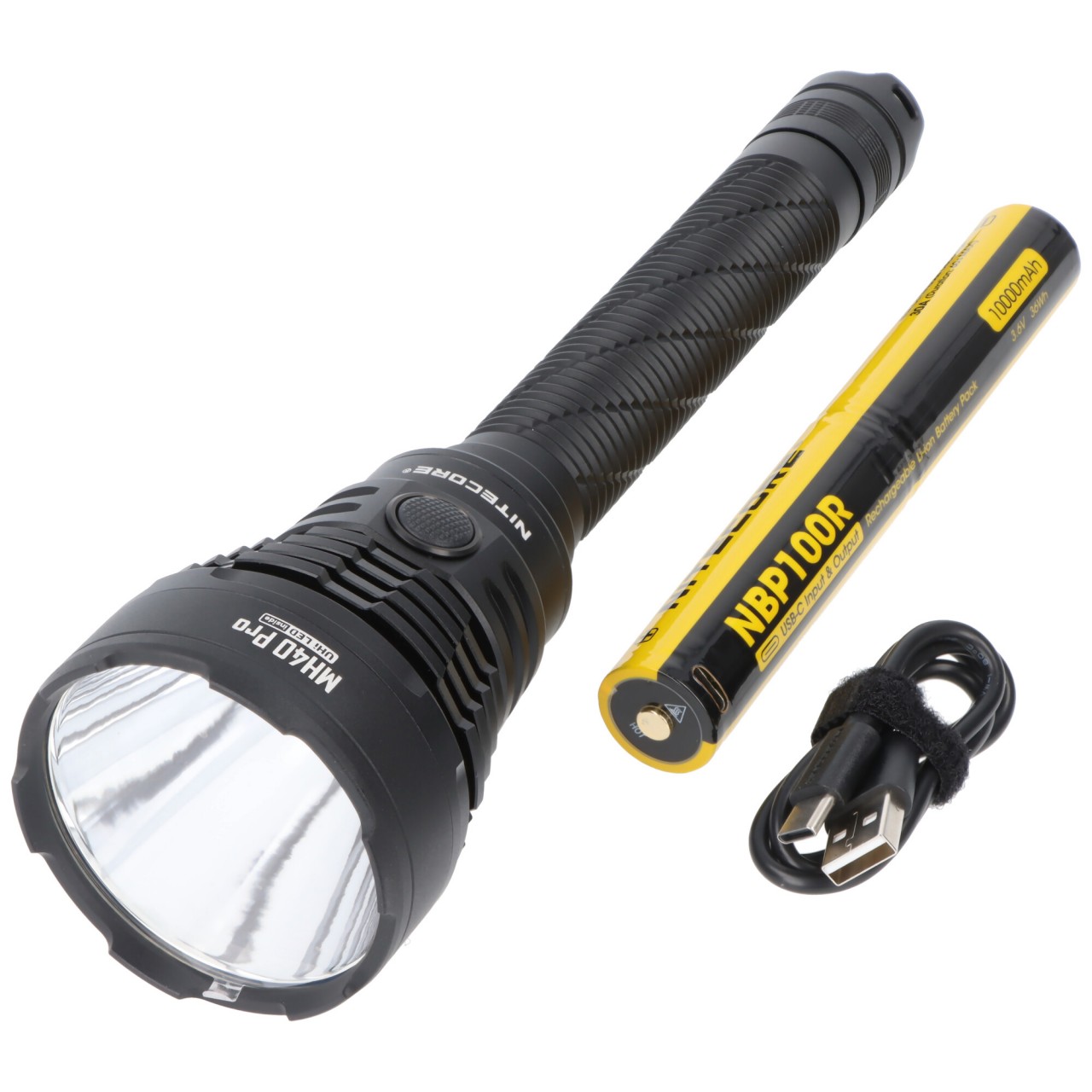 Nitecore MH40 PRO LED-Taschenlampe mit enormer Reichweite bis zu 1300 Meter, UHi LED, 3500 Lumen, inkl. Akkupack und taktisches Zubehör Nitecore MH40 PRO LED-Taschenlampe mit enormer Reichweite bis zu 1300 Meter, UHi LED, 3500 Lumen, inkl. Akkupack und taktisches Zubehör von Nitecore
